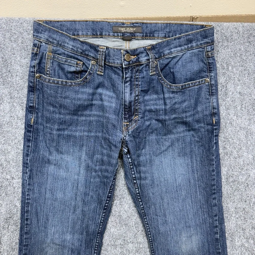Cody James Relaxed Boot Cut Duke distressed jeans men's size 36 36x34 (READ)